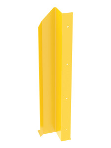 Vestil Steel Overhead Door Track Protector - 48-1/16 In. Left - Yellow