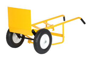 Vestil Steel Multi Purpose Drum and Hand Truck - 28-15/16 In. x 26-3/4 In. x 59-13/16 In. 500 lb - Yellow