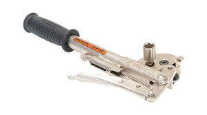Vestil Steel Manual Drum Deheader Express Open - 3 In. x 5-1/2 In. x 14 In. - Silver