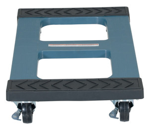Vestil Polyethylene Padded Top Dolly - 18 In. x 30 In. 1000 lb - Blue