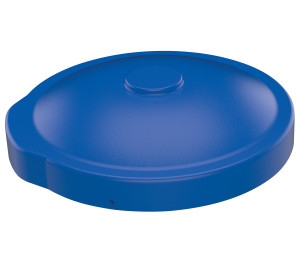 Vestil Low Density Polyethylene Drum Cover - 55 Gallon Universal Fit - Blue