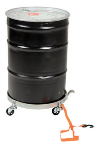 Vestil Steel Multipurpose Tilting Drum Dolly - 30-3/4 In. x 30-3/4 In. x 6-1/16 In. 1200 lb - Silver