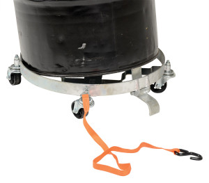 Vestil Steel Multipurpose Tilting Drum Dolly - 30-3/4 In. x 30-3/4 In. x 6-1/16 In. 1200 lb - Silver