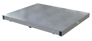 Vestil Aluminum Pallet Dolly with Solid Top Tilt - 42 In. x 48 In. 4000 lb - Silver