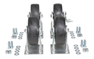 Vestil Glass-Filled Nylon Caster Kit 6 in x - 2 in 8000 lb - Black