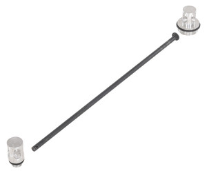 Vestil Aluminum Double Drum Lock - 55 Gallon 3 In. x 23-1/8 In. x 3 In. - Silver