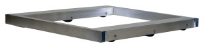 Vestil Aluminum Pallet Dolly with Tilt - 36 In. x 36 In. 4000 lb - Silver
