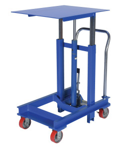 Vestil Steel Ergonomic Manual Die Table - 24 In. x 30 In. Platform 2000 lb - Blue