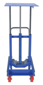 Vestil Steel Ergonomic Manual Die Table - 24 In. x 30 In. Platform 2000 lb - Blue