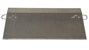 Vestil Aluminum Economizer Dock Plate Usable - 48 In. x 36 In. 3/8 In. Plate Thickness 3500 lb