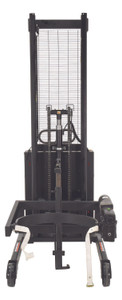 Vestil Steel DC Powered Drum Lifter/Rotator/Transport - 61 In. x 36-1/4 In. x 88 In. 550 lb - Black/Yellow