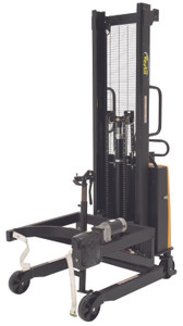 Vestil Steel DC Powered Drum Lifter/Rotator/Transport - 61 In. x 36-1/4 In. x 88 In. 550 lb - Black/Yellow