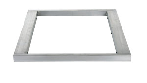 Vestil Aluminum Pallet Dolly - 48 In. x 48 In. 6000 lb - Silver