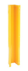 Vestil Steel Pipe and Downspout Protector - 6-1/8 In. x 9-3/16 In. x 48 In. - Yellow