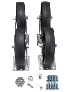 Vestil Glass Filled Nylon Caster Kit - 8 In. x 2 In. 5000 lb - Black