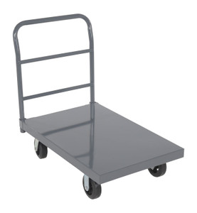 Vestil Steel Smooth Deck Platform Truck - 24 In. x 36 In. 2000 lb - Gray