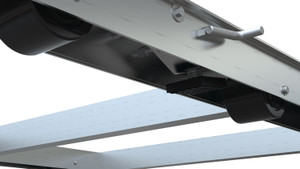 Vestil Aluminum Pallet Dolly With Floor Lock - 42 In. x 42 In. 4,000 lb - Silver