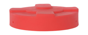 Vestil Low-Density Polyethylene Drum Cover - 30 Gallon - Red