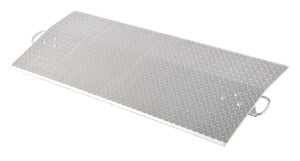 Vestil Aluminum Economizer Dock Plate Usable - 60 In. x 24 In. 3/8 In. Plate Thickness 5700 lb