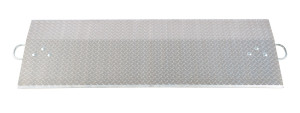 Vestil Aluminum Economizer Dock Plate Usable - 60 In. x 24 In. 3/8 In. Plate Thickness 5700 lb