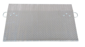Vestil Aluminum Economizer Dock Plate Usable - 30 In. x 36 In. 3/8 In. Plate Thickness 1800 lb