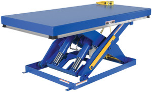 Vestil Steel Electric Hydraulic Lift Table - 36 In. x 48 In. 5000 lb - Blue