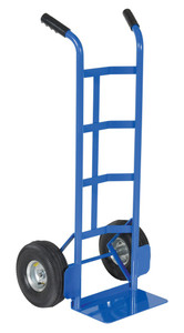 Vestil Steel Dual Handle Hand Truck - 17-1/2 In. x 22-1/2 In. x 44-1/2 In. 500 lb - Silver