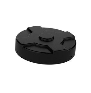 Vestil Low-Density Polyethylene Drum Cover - 55 Gallon - Black