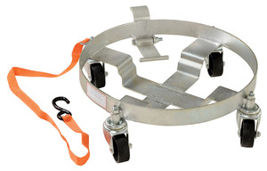 Vestil Steel Tilting Drum Dolly Three Tier - 21-1/2 In. x 21-1/2 In. x 5-7/8 In. 900 lb - Silver