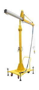 Vestil Steel Air Balanced Lifter Portable Maximum Arm Length - 93 In. 250 lb
