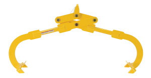 Vestil Steel Heavy Duty Die Lifting Tongs - 28-1/2 In. Maximum Opening Width 2500 lb - Yellow