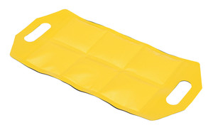 Vestil Vinyl Dock Draft Mats - 18 In. Usable Length Black / - Yellow
