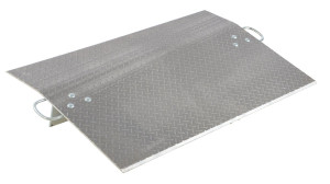Vestil Aluminum Economizer Dock Plate Usable - 36 In. x 30 In. 3/8 In. Plate Thickness 3000 lb