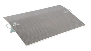 Vestil Aluminum Economizer Dock Plate Usable - 60 In. x 36 In. 3/8 In. Plate Thickness 4100 lb