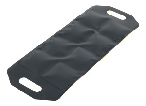 Vestil Vinyl Dock Draft Mats - 24 In. Usable Length Black / - Yellow