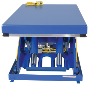 Vestil Steel Electric Hydraulic Lift Table - 36 In. x 72 In. 5000 lb - Blue