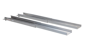 Vestil Extruded Aluminum Wheelchair Ramp Light Telescopic - 72 In. Usable Length 550 lb - Silver