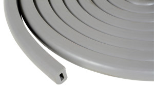 Vestil Rubber Edge Corner and Surface Guard - 240 In. x 1-1/16 In. x 15/16 In. - Gray