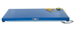 Vestil Steel Electric Hydraulic Lift Table - 48 In. x 72 In. 3000 lb - Blue