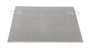 Vestil Aluminum Economizer Dock Plate Usable - 36 In. x 48 In. 3/8 In. Plate Thickness 1900 lb