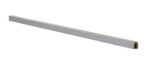 Vestil Aluminum One Piece E-Track - 102 In. Extension - Silver