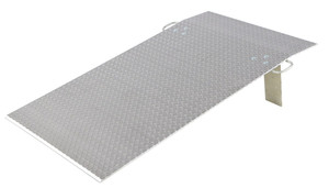 Vestil Aluminum Economizer Dock Plate Usable - 36 In. x 60 In. 3/8 In. Plate Thickness 1400 lb