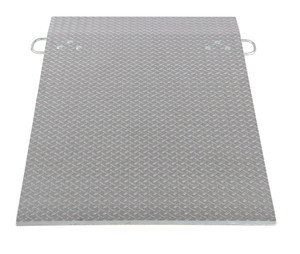 Vestil Aluminum Economizer Dock Plate Usable - 36 In. x 60 In. 3/8 In. Plate Thickness 1400 lb