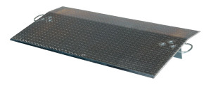 Vestil Aluminum Economizer Dock Plate - 60 In. x 30 In. 1/2 In. Plate Thickness 7800 lb - Silver