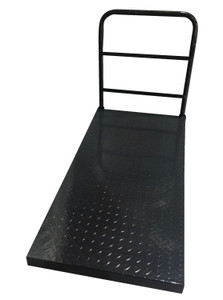 Vestil Steel Tread Plate Steel Platform Truck, - 30x48 - Black
