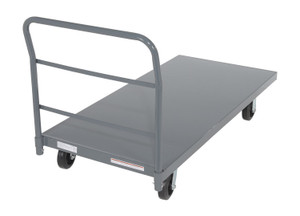 Vestil Steel Smooth Deck Platform Truck - 30 In. x 60 In. 2000 lb - Gray