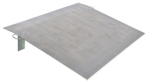 Vestil Aluminum Economizer Dock Plate Usable - 72 In. x 60 In. 3/8 In. Plate Thickness 2500 lb