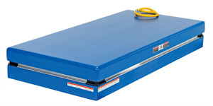 Vestil Steel Electric Hydraulic Lift Table - 24 In. x 48 In. 3000 lb - Blue