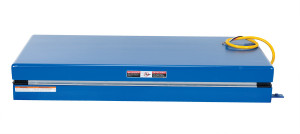 Vestil Steel Electric Hydraulic Lift Table - 24 In. x 48 In. 3000 lb - Blue