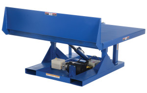 Vestil Steel Efficiency Master Tilt Table - 60 In. x 50 In. 2000 lb - Blue